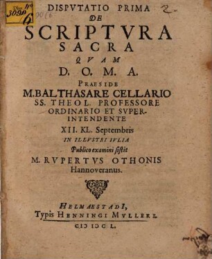 De Scriptura Sacra
