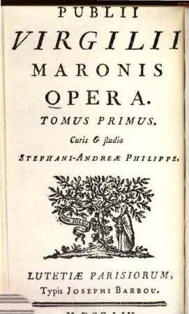 Publii Virgilii Maronis Opera. 1