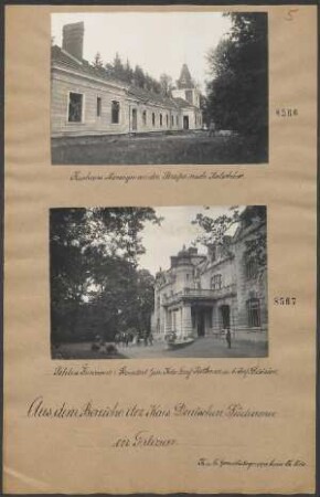 Schloß Zurawno: Standort Gen. Kdo Graf Bothmer und 1. Inf. Division