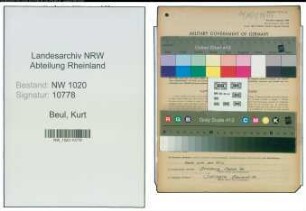Entnazifizierung Kurt Beul , geb. 27.05.1908 (Gewerbelehrer)