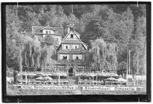 Hotel. Restaurant und Kaffee. Bauernhäus'l Pötzscha