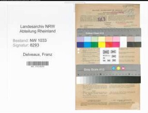 Entnazifizierung Franz Delveaux , geb. 17.03.1915 (Polizeibeamter)