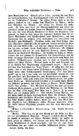 Rüge unsittlicher Aeußerung, (s. Art. Genau nehmen)