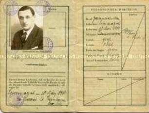 Reisepass des Deutschen Reiches - Personenkonvolut