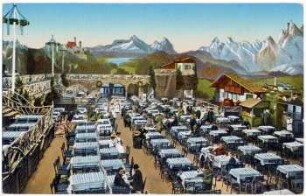 Internationale Baufach-Ausstellung mit Sonder-Ausstellungen Leipzig : Original-Alpen-Restaurant Ober-Bayern ; Inhaber: Ernst Eickler