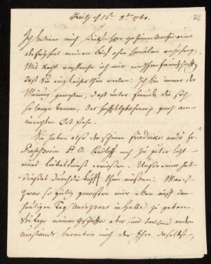 Briefe von Friedrich Sturz an Ludwig Christian Lichtenberg, Zeitz [u.a.], 1768 - 1780