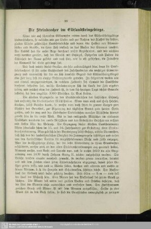 Die Steinbrecher im Elbsandsteingebirge
