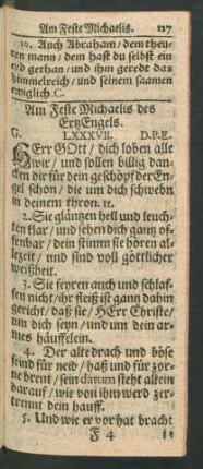 Am Feste Michaelis des Ertz Engels.