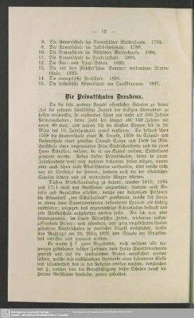 3. Die Privatschulen Dresdens
