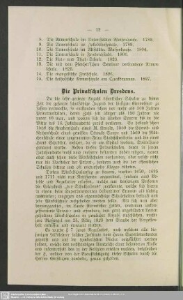 3. Die Privatschulen Dresdens