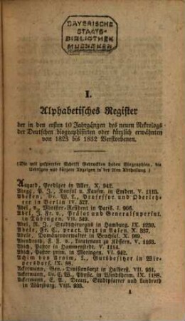 Neuer Nekrolog der Deutschen. [10,3]. 1836
