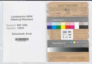 Entnazifizierung Ernst Schuchardt, geb. 13.08.1897 (Regierungsrat)
