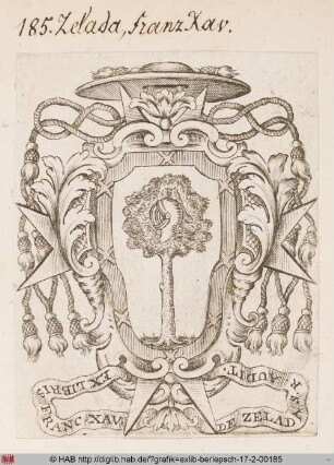 Wappen des Kardinals Franc. Xav. von Zelada
