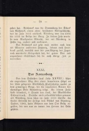 XXXI. Der Rottenberg.