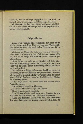 Helga zieht ein