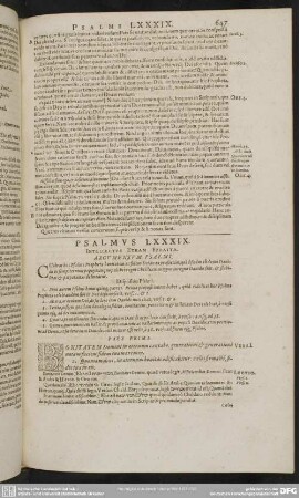 Psalmus LXXXIX