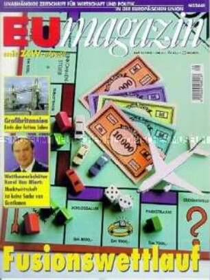 "Eu-Magazin", unabhängige Zeitschrift für Wirtschaft und Politik in der Europäischen Union (Zeitungskiosk 1998)