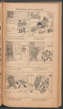 El monstruo de las manzanas - [Cómic]