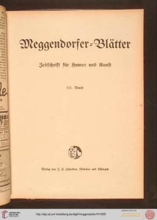 111: Meggendorfer-Blätter