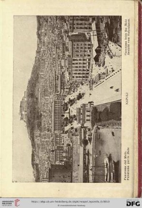 Napoli – Panorama dal Molo. – Panorama par le Mole – Panorama from the Mole – Ansicht vom Hafendamm.