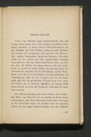 Heisses Sizilien