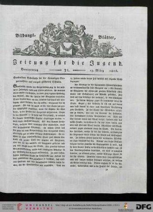 Heft 31 (13. März 1806)