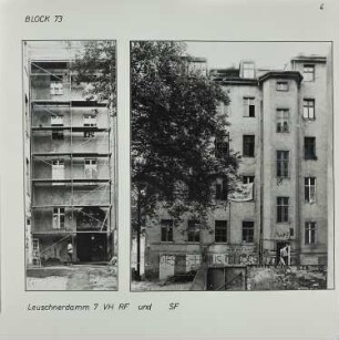 Fotografie: Leuschnerdamm 7, um 1981