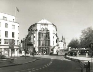 Halle (Saale). Hansering. Blick vom Waisenhausring nach Norden