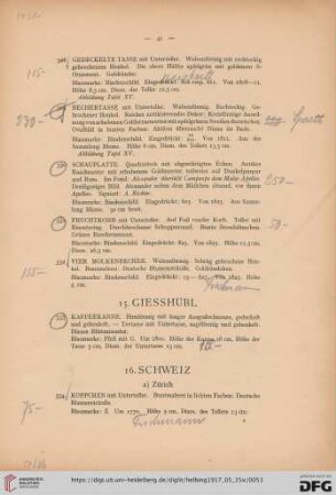 16. Schweiz (Nr. 334-344)