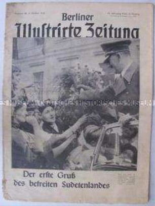 Wochenzeitschrift "Berliner Illustrirte Zeitung" zur Unterzeichnung des Münchener Abkommens
