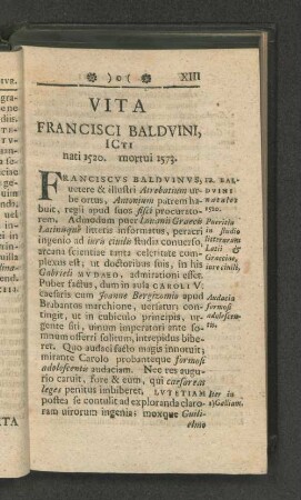 Vita Francisci Baldvini