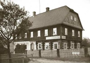 Oberkreibitz (heute Horní Chřibská /Tschechien). Gasthaus zur Deutschen Einheit