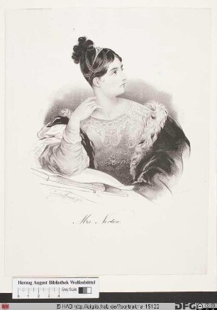 Bildnis Caroline Elizabeth Sarah Norton, geb. Sheridan