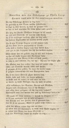 28. Aventüre wie die Nibelunge ze Etzeln burge chomen und wie si da enpfangen wurden