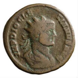 Münze, Antoninian, 292 n. Chr.