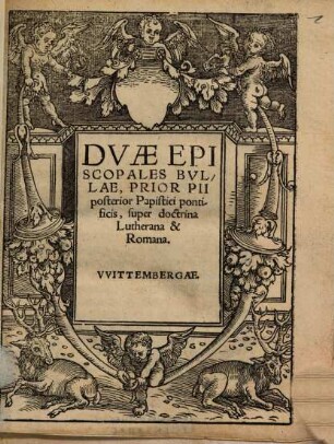 Duae episcopales bullae super doctrina Lutherana et Romana