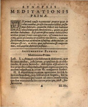 Paraphrasis in R. Descartes meditationes de prima Philosophia