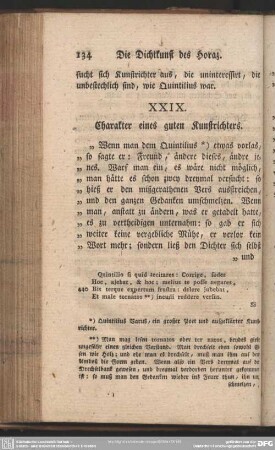XXIX. Charakter eines guten Kunstrichters