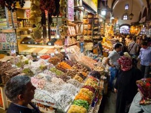 Türkei. Istanbul. Gewuerz Basar. Ägyptischer Basar