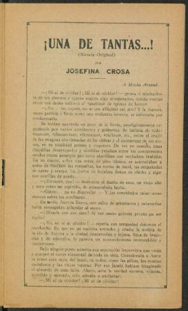¡Una de tantas...! [Parte única]