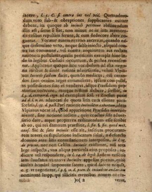 Pr. inaug. de petitione incivili, ad L. 12. C. de rei vind.