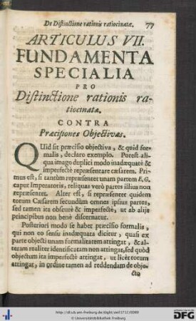Articulus VII.