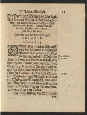 Die Drey und Dreissigste Predigt/ ...