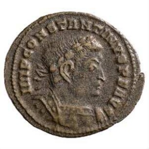 Münze, Follis, Aes 2, 309 - 310 n. Chr.