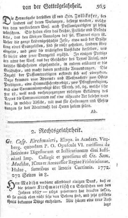Opuscula VI. rarissima de latinitate Digestorum et Institutionum divi Justiniani.