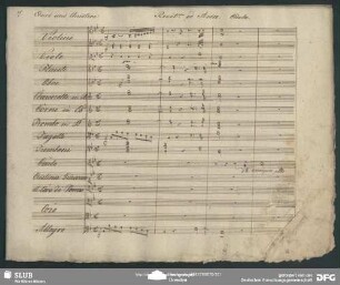 Recitativo ed Aria: "D'esempio all'alme infide"