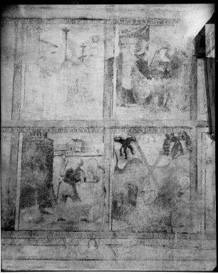 Wasenweiler Sankt Vituskapelle Langhaus Südwand Wandmalerei Vitus Legende (um 1492)