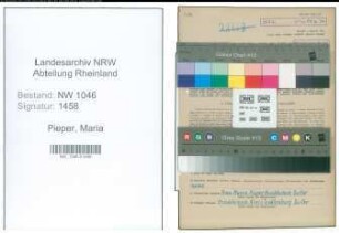 Entnazifizierung Maria Pieper , geb. 23.05.1904 (Lehrerin)