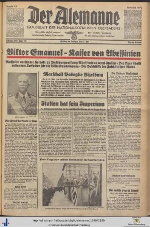 11.05.1936 (Montag-Ausgabe)
