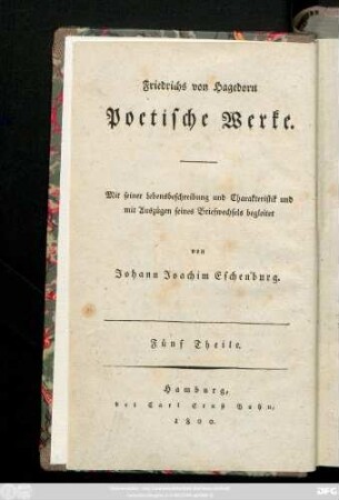Theil 1: Lehrgedichte und Epigrammen